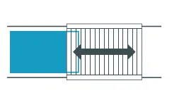 Funktionsprinzip: Längsverschiebung